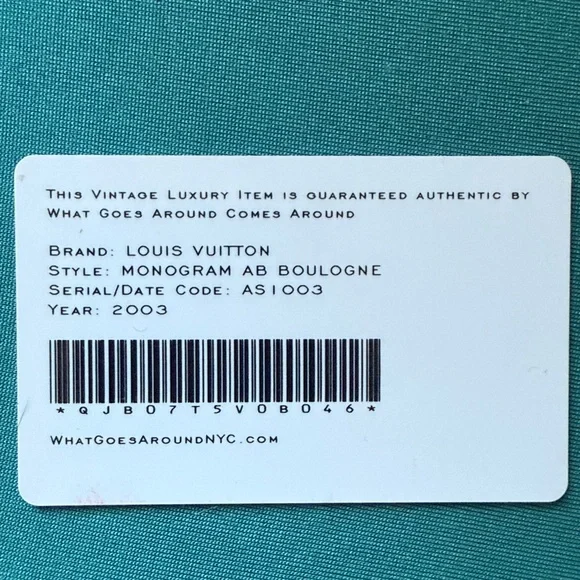 Louis Vuitton Boulogne Monogram Excellent Vintage 2003 - Picture 17 of 17